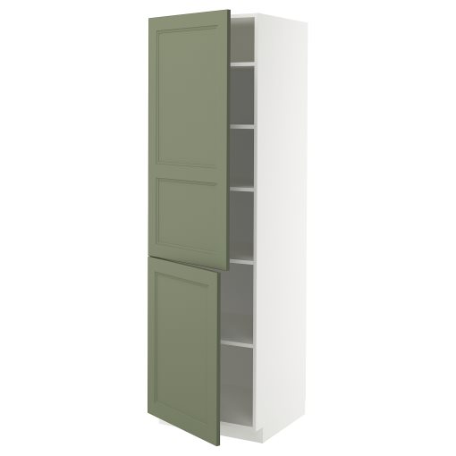 METOD, висок шкаф с рафтове/2 врати, 295.173.90