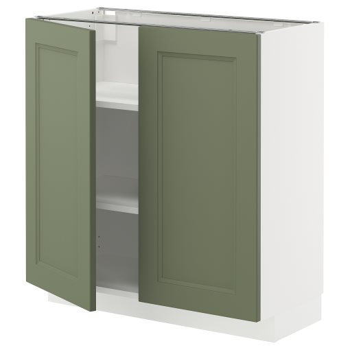 METOD, долен шкаф с рафтове/2 вратички, 295.187.52
