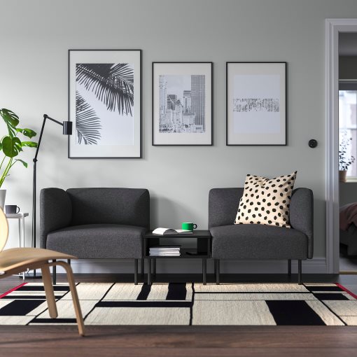 LILLEHEM, 2-местен модулен диван с маса, 295.360.58