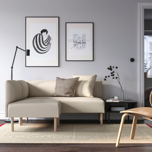 LILLEHEM, 2-местен модулен ъглов диван, 295.362.80