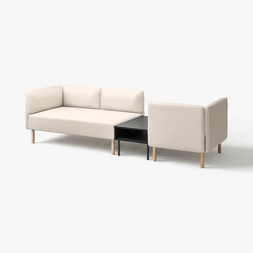 LILLEHEM, 3-местен модулен диван с маса, 295.697.51