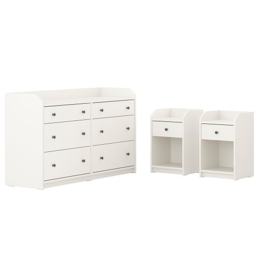 HAUGA, мебели за спалня, комплект 3 части, 295.755.92