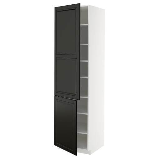 METOD, висок шкаф с рафтове/2 врати, 295.786.56