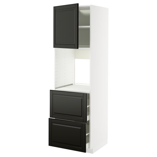 METOD/MAXIMERA, висок шкаф за фурна, чекм./2 чела/2 вис. чекм., 295.787.17
