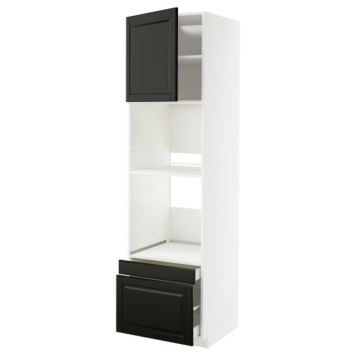 METOD/MAXIMERA, висок шкаф за фурна/комби фурна + вр./2 чекм., 295.789.96