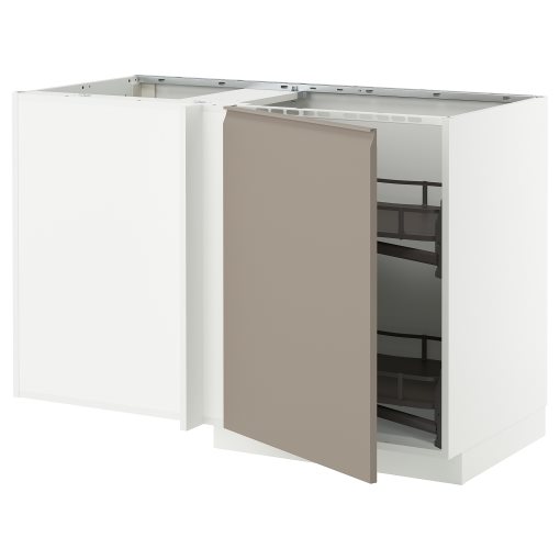 METOD, ъглов долен шкаф с подвижни фитинги, 295.851.43
