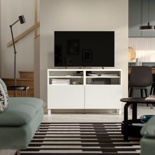 BESTÅ, TV шкаф с вратички, 120x42x74 см, 295.973.77