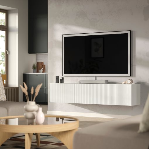 BESTÅ, TV шкаф с вратички, 180x42x38 см, 295.973.82