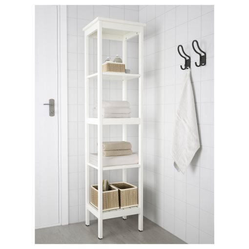 HEMNES, етажерка 42x172см, бяло, 302.176.54