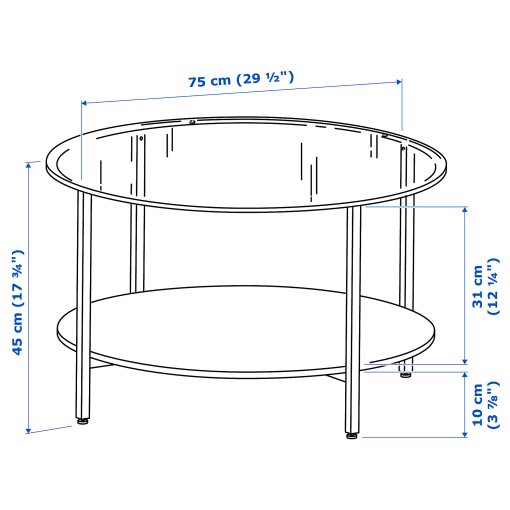 VITTSJÖ, помощна маса, 306.043.48