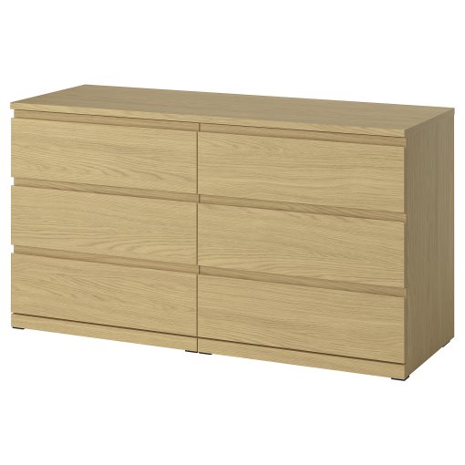 STORKLINTA, скрин с 6 чекмеджета, 140x50x75 см, 306.275.47
