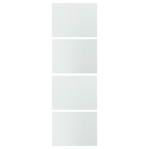LUNDBRÄSMA, 4 панела за рамка на плъзгащи врати, 75x236 см, 306.292.35