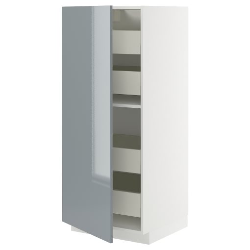 METOD/MAXIMERA, Висок шкаф с чекмеджета, 394.794.77