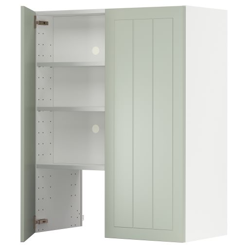 METOD, стенен шкаф за вгр. аспиратор с рафт/врата, 395.042.93