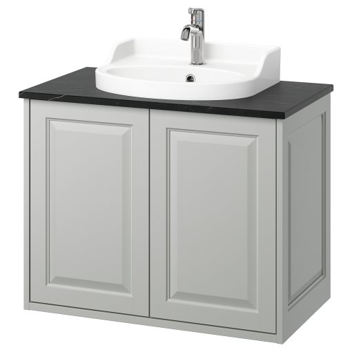 TANNFORSEN/RUTSJON, шкаф с врати/мивка/смесител, 395.299.91