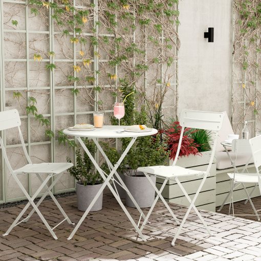 SUNDSÖ, маса с 2 сгъваеми стола, 395.730.26