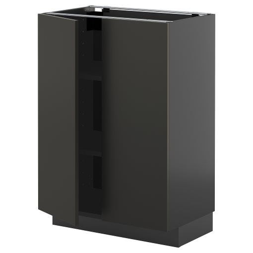 METOD, долен шкаф с рафтове/2 вратички, 395.871.32