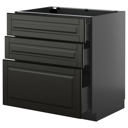 METOD/KNIVSHULT, долен шкаф с 3 чекмеджета, 395.872.93