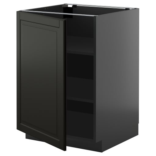 METOD, долен шкаф с рафтове, 395.877.64