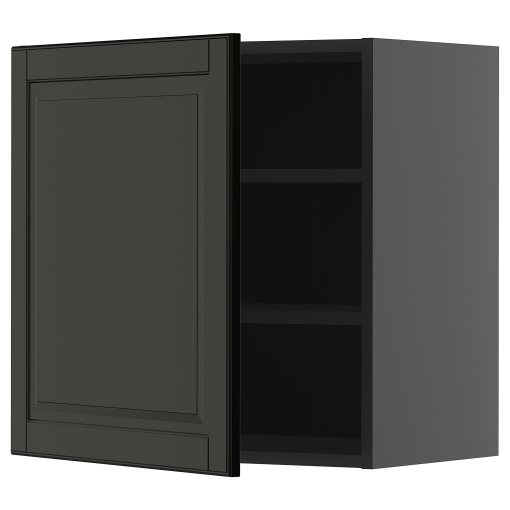 METOD, стенен шкаф с рафтове, 395.880.75