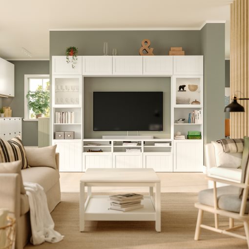 BESTÅ, TV секция/стъклени врати, 395.973.91