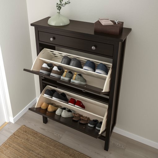 HEMNES, шкаф за обувки с 2 отделения, 402.169.08