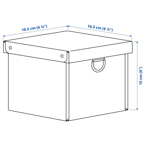 NIMM, кутия с капак, 16.5x16.5x15 см, 405.200.51