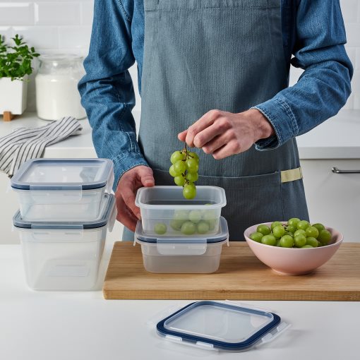 IKEA 365+, кутия за храна с капак, 4 бр., 405.264.49