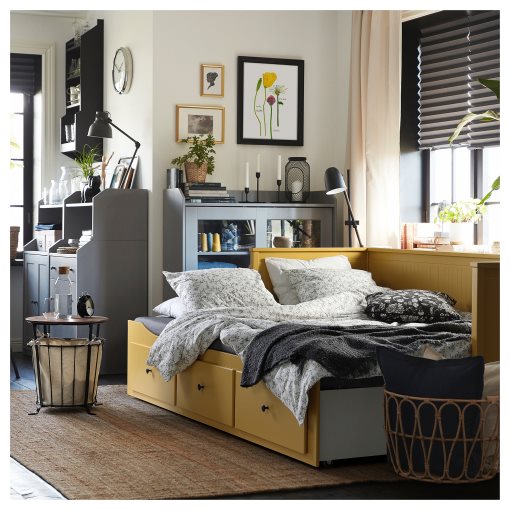 HEMNES, кушетка с 3 чекмеджета, 405.838.40