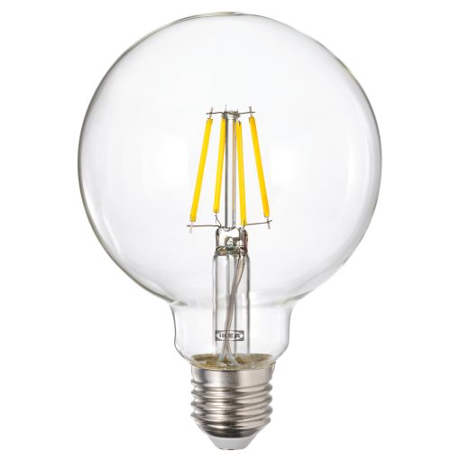 LUNNOM, LED крушка E27 470 лумена, 95 мм, регул. силата на светлината, 406.148.27