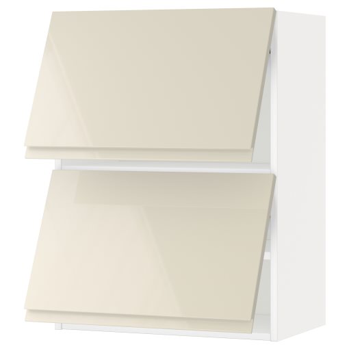 METOD, стенен хоризонтален шкаф с 2 врати, 60x80 см, 493.919.69