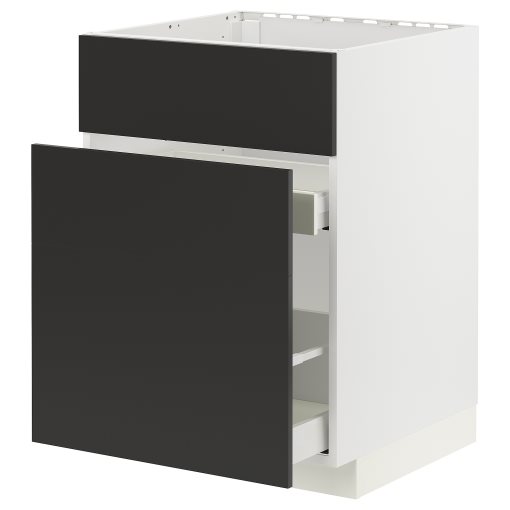 METOD/MAXIMERA, долен шкаф за мивка+3 чела/2 чекм, 494.976.02