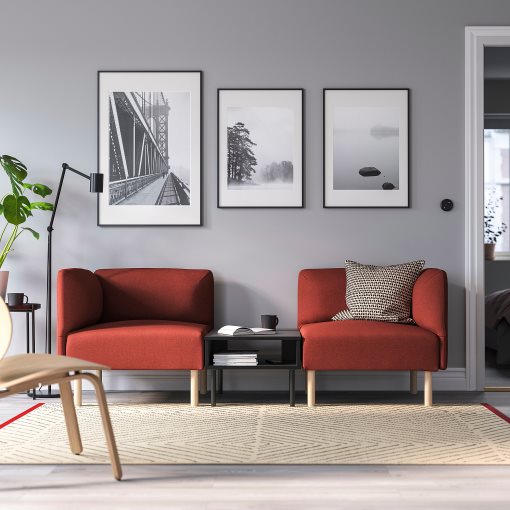 LILLEHEM, 2-местен модулен диван с маса, 495.697.45