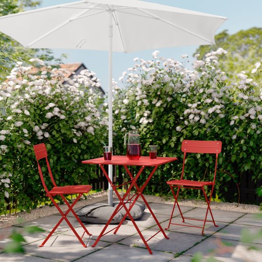 SUNDSÖ, маса с 2 сгъваеми стола, 495.730.21