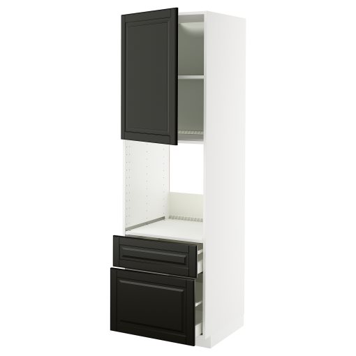 METOD/MAXIMERA, висок шкаф за фурна + вр./2 чела/1 ср./1 вис. чекм., 495.788.63