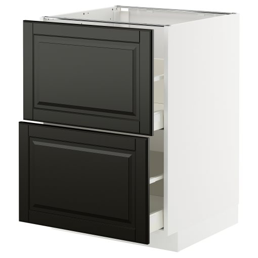 METOD/MAXIMERA, долен шкаф с 2 чела/2 високи чекмеджета, 495.788.96