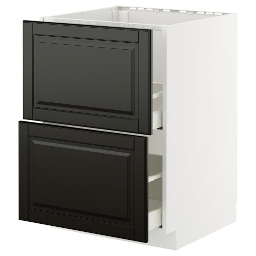 METOD/MAXIMERA, долен шкаф за мивка + 2 чела/2 чекм., 495.791.36
