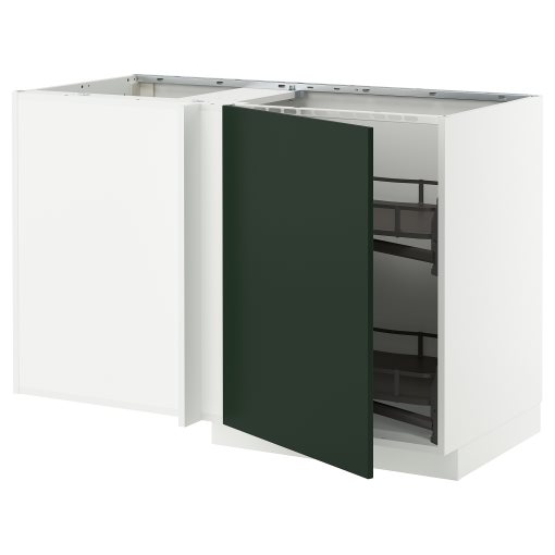 METOD, ъглов долен шкаф с подвижни фитинги, 495.851.23