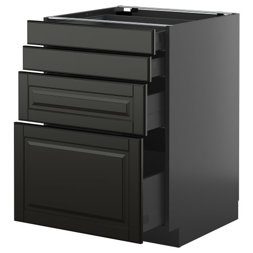METOD/KNIVSHULT, долен шкаф с 4 чела/4 чекмеджета, 495.880.70