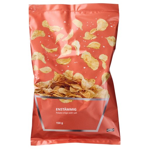 ENSTAMMIG, Картофен чипс с вкус на сол, 150 г, 505.847.02