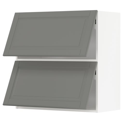 METOD, стенен хоризонтален шкаф с 2 врати, 80x80 см, 593.919.83