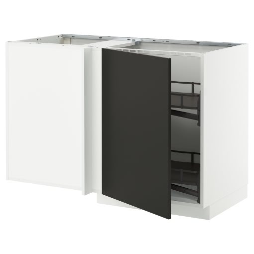 METOD, ъглов долен шкаф с подвижни фитинги, 595.851.32