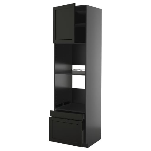 METOD/KNIVSHULT, висок шкаф за фурна/комби фурна + врата/2 чекм., 595.893.90