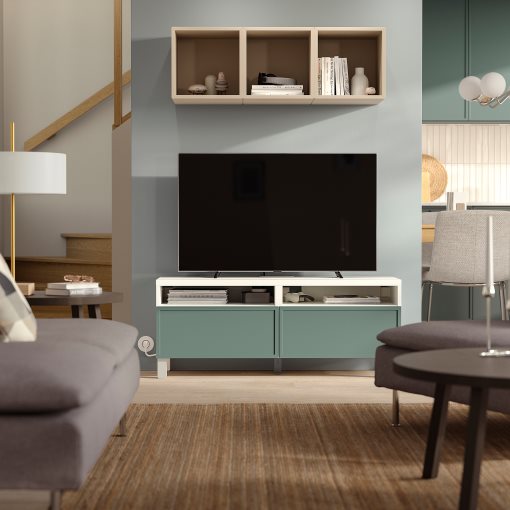 BESTÅ, TV шкаф с чекмеджета, 595.973.71