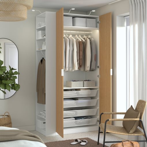 PAX/STORKLINTA, гардероб - комбинация, 596.068.70