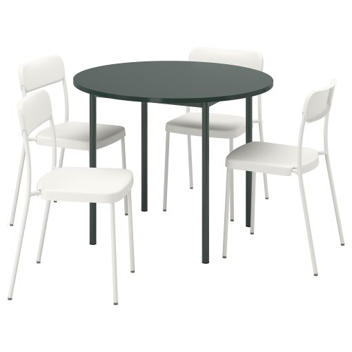 IKEA PS 2026/VIHALS, Маса и 4 стола, 596.344.15