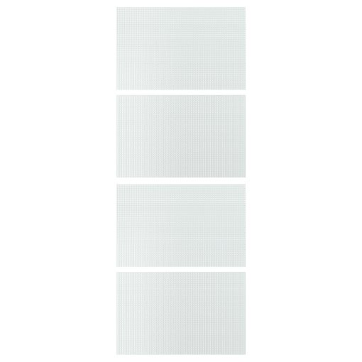 LUNDBRÄSMA, 4 панела за рамка на плъзгащи врати, 75x201 см, 606.292.34