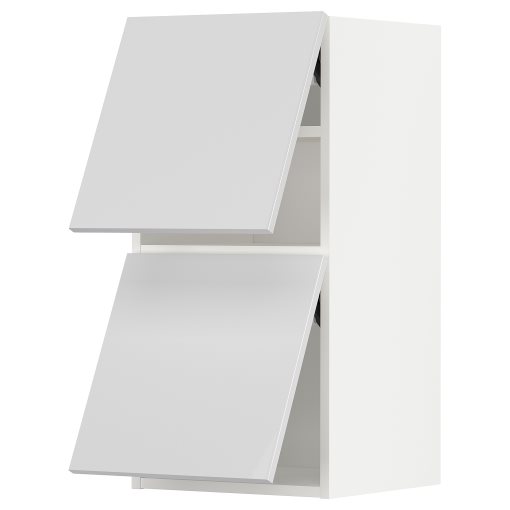 METOD, стенен хоризонтален шкаф с 2 врати, 40x80 см, 693.930.43