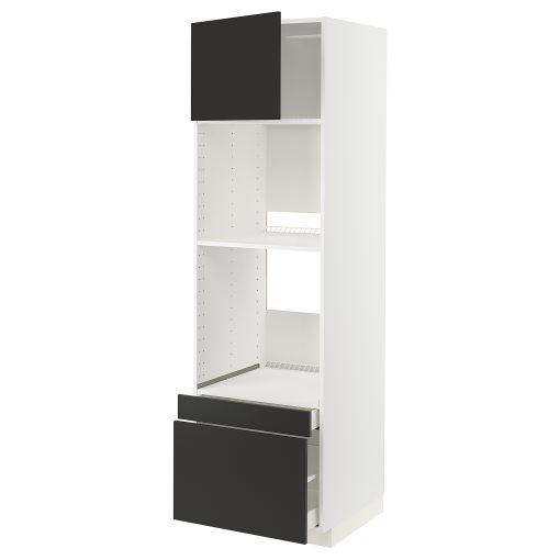 METOD/MAXIMERA, висок шкаф за фурна/комби фурна+врата/2 чекм., 694.980.59