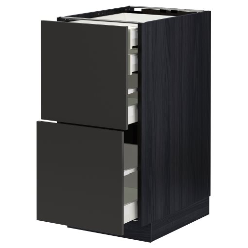 METOD/MAXIMERA, долен шкаф с 2 чела/2 ниски + 1 средно + 1 високо чекм., 694.986.72